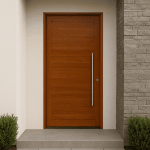 Porta Lambril Amadeirado Fechada 210x100